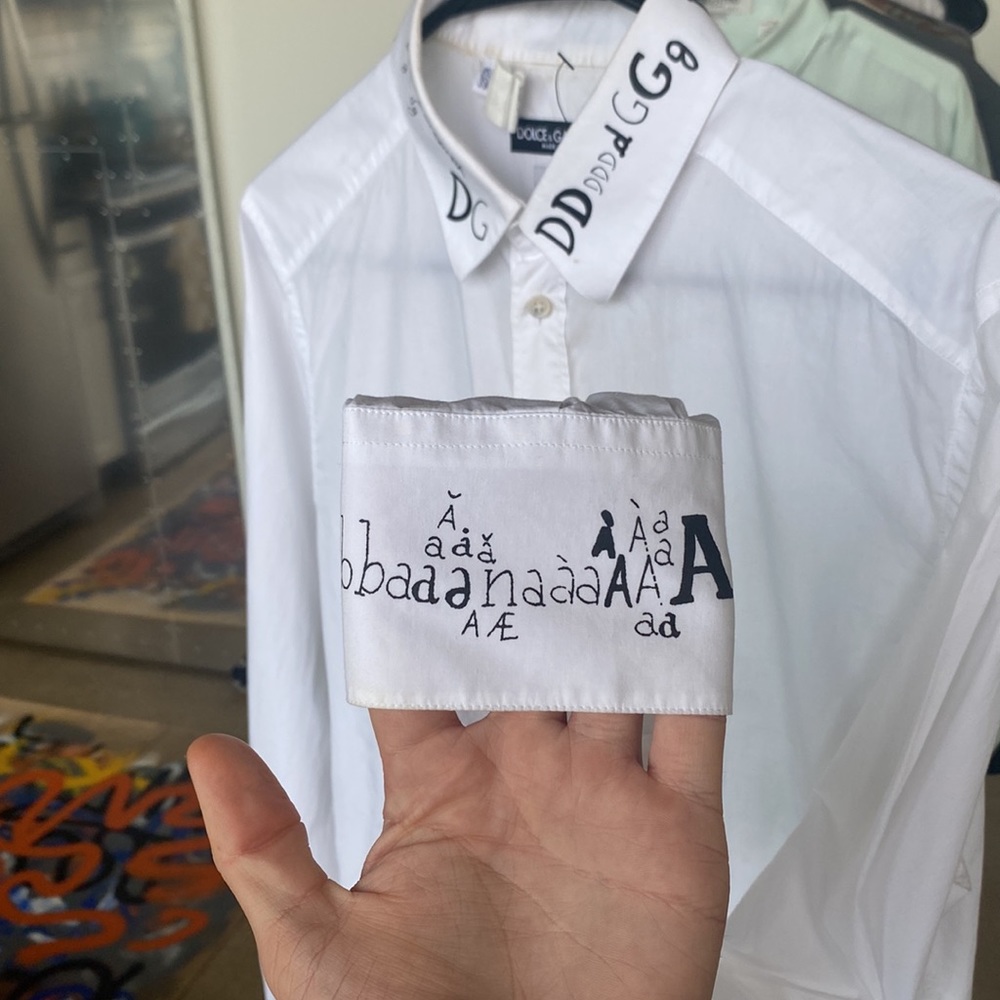 D&G | Logo Print Button Up - image 6